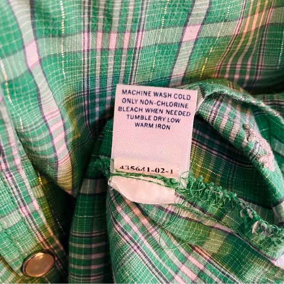 Pearl Snap Western Shirt XS - Picture 8 of 10
